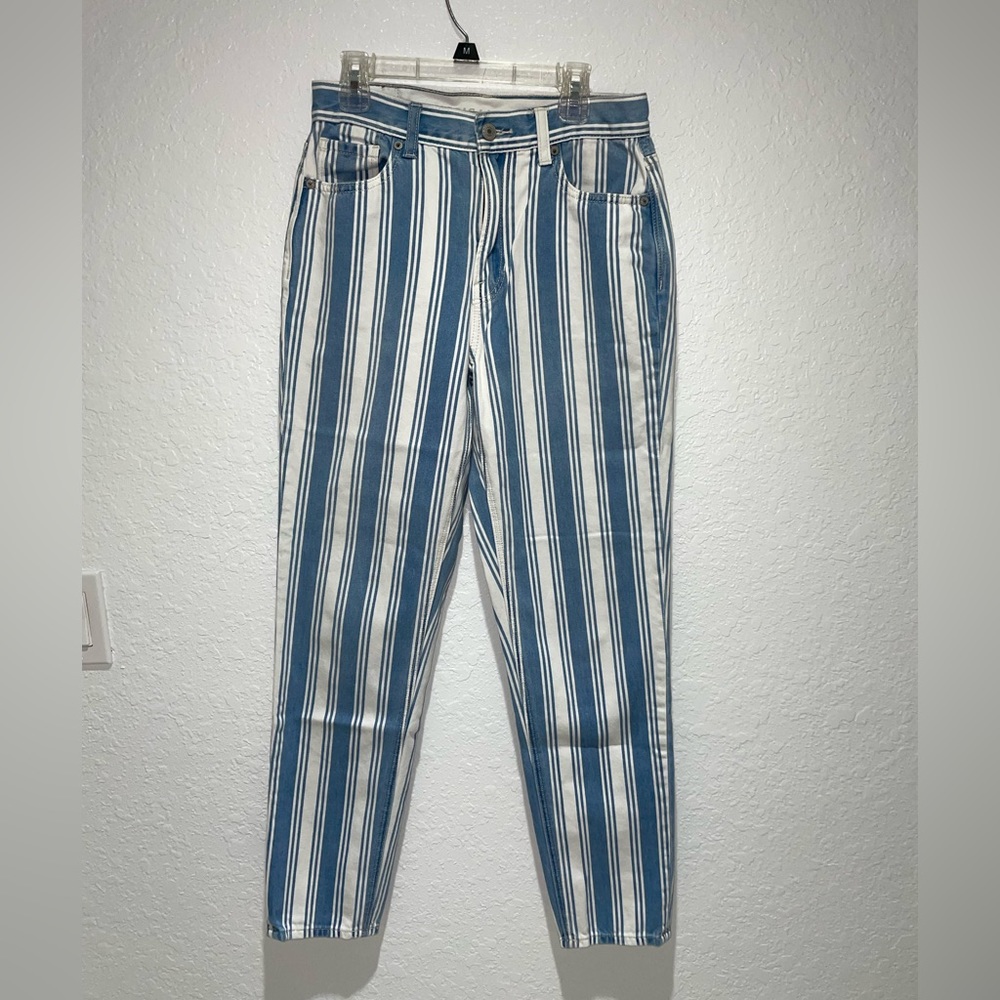 American Eagle Striped Jeans